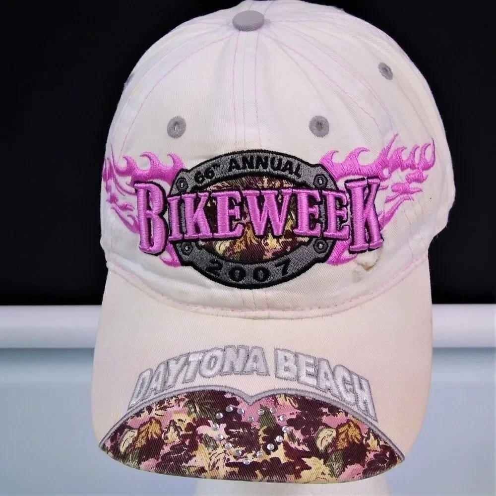 Daytona BIKE WEEK 2007 Ball Cap Distressed Trashed
